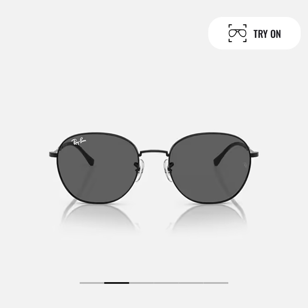 Ray-Ban Black Round Sunglasses